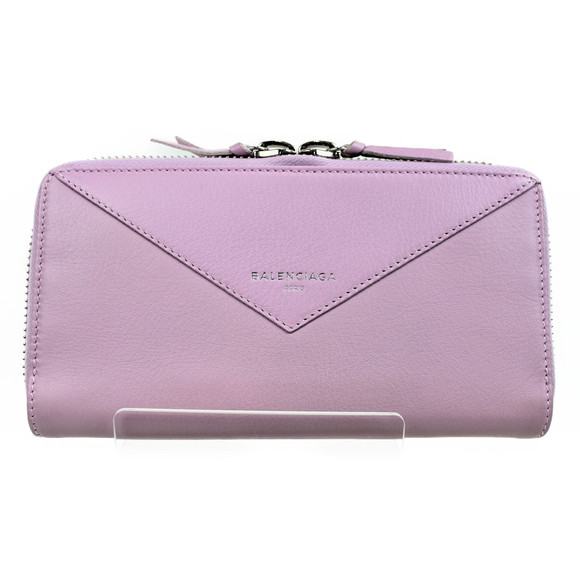 Balenciaga Purple Zip Wallet Continental Long - Picture 1 of 7